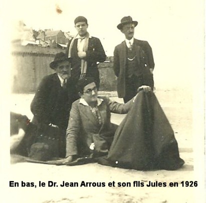 DR Jean Arrous et son fils Jules en 1926