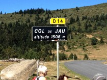 Panneau du Col de Jau 1506 m
