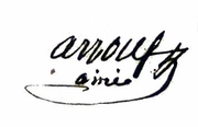 Arrous Michel 1785 1848 Signature