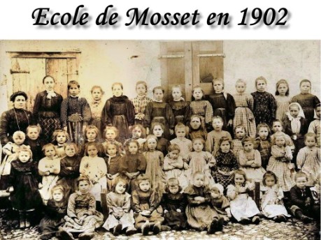 Ecole Mosset en 1902