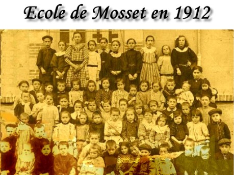 Ecole de Mosset en 1912