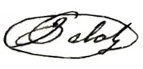 Signature de Palol