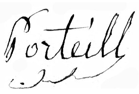 Isidore Porteil 1791 1871 Signature Isidore Porteil 1791 1871 Signature
