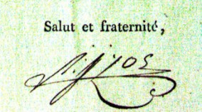 Salut et fraternité Salut et fraternité