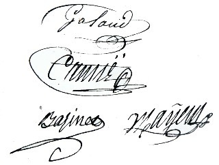 Signatures Galau Cantié Corcinos Mayens Signatures Galau Cantié Corcinos Mayens